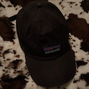 Patagonia black baseball cap